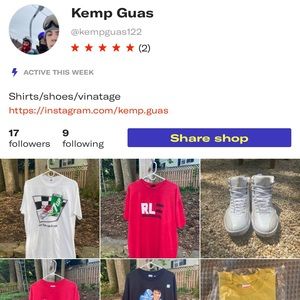 Follow me on DEPOP
